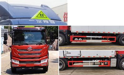 Jiangte brand automobiles JDF5180XRQC6 Flammable gas box transport vehicle