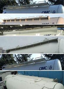 Lingyu  CLY9400GFL5 Medium density powder material transportation semi-trailer