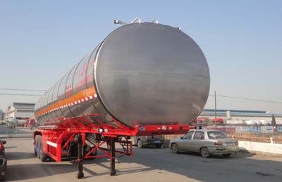 Changhua  HCH9401GSYLHJ1 Aluminum alloy edible oil transportation semi-trailer