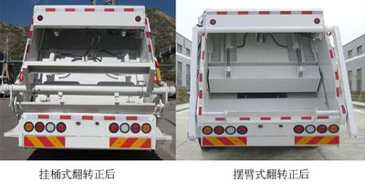 Jieshen  QJS5123ZYS5 Compressed garbage truck