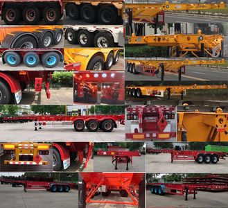 Huajun  ZCZ9400TWYH Transport semi-trailer of dangerous goods tank frame