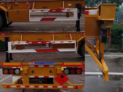 Huajun  ZCZ9400TWYH Transport semi-trailer of dangerous goods tank frame