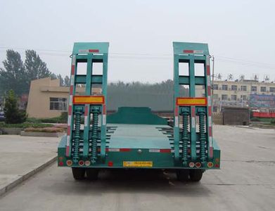 CIMC ZJV9400TDPDY Low flatbed transport semi-trailer