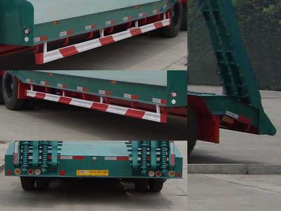 CIMC ZJV9400TDPDY Low flatbed transport semi-trailer