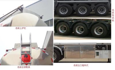 Xingshi  SLS9400GYYA Aluminum alloy oil transport semi-trailer