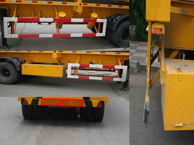 Jiancheng  JC9401GHY Frame tank type chemical liquid transportation semi-trailer