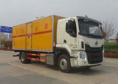 Huatong brand automobiles HCQ5187XRQLZ6 Flammable gas box transport vehicle