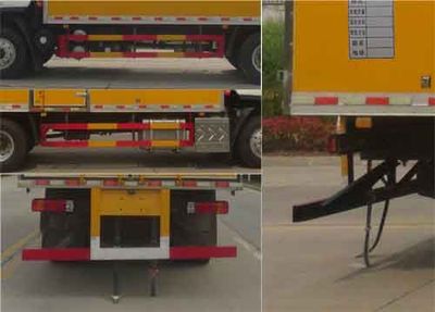 Huatong brand automobiles HCQ5187XRQLZ6 Flammable gas box transport vehicle