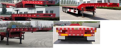 Jinghe  YCD9400TDP Low flatbed semi-trailer