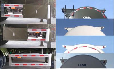 CIMC ZJV9400GFLRJA Powder material transportation semi-trailer