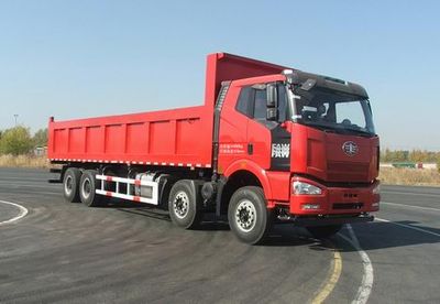 Jiefang Automobile CA3310P66K24L7T4E4 Flat head diesel dump truck