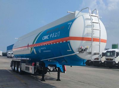 CIMC ZJV9405GYYJMA Aluminum alloy oil transport semi-trailer