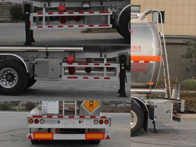 Wanqi Automobile CTD9400GYW Tank transport semi-trailer for oxidizing substances