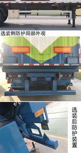 Zhonglian Automobile ZBH9400ZYS Compressed garbage semi-trailer