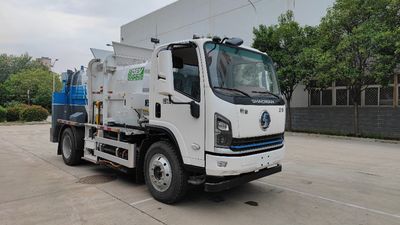 Shangjia HA5120TCABEV381LPure electric kitchen waste truck