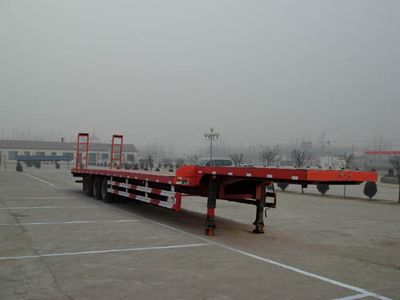 Aotong  LAT9380TDP Low flatbed semi-trailer