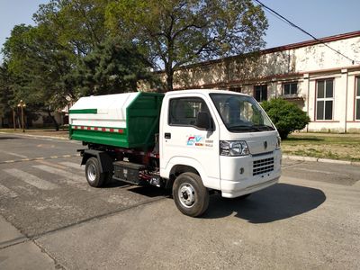 Jinbei  SY5030ZXXDAKEV7 Pure electric detachable garbage truck with carriage