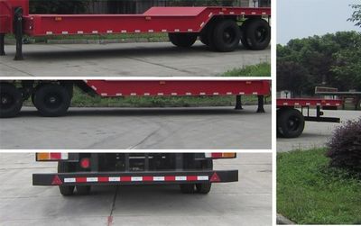 Meilong  TSZ9350TDP Low flatbed semi-trailer