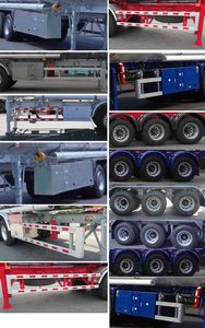 Tonghua  THT9408GYYH Aluminum alloy oil transport semi-trailer