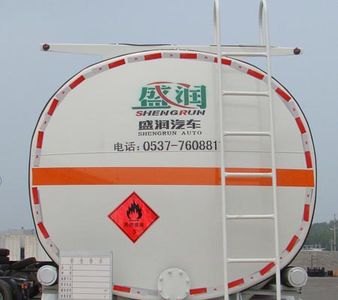 Shengrun  SKW9402GYYL Aluminum alloy oil transport semi-trailer