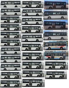 Chinese license plate cars TEG6803BEV03 Pure electric city buses