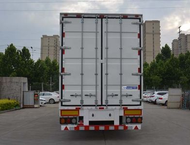 Tianjun Dejin brand automobiles TJV9180XXYK Box type center axle trailer