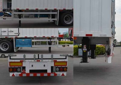 Tianjun Dejin brand automobiles TJV9180XXYK Box type center axle trailer