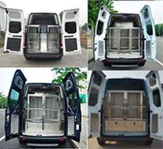 Jiangling Quanshun brand automobiles JX5046XJQMK6 Police dog transport vehicle