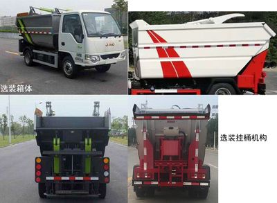 Runzhixing  SCS5030ZZZHFC6 Hydraulic Lifter Garbage truck 