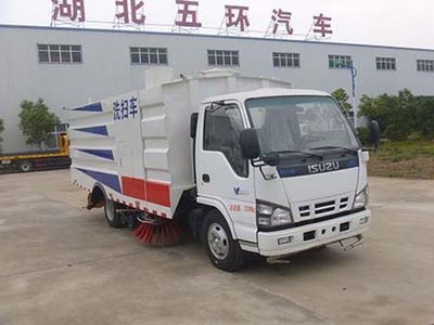 Huatong brand automobiles HCQ5071TXSQL5 Washing and sweeping vehicle