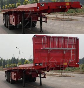 Yongxing Business Brand Automobile STS9401ZZXPC Flat dump semi-trailer