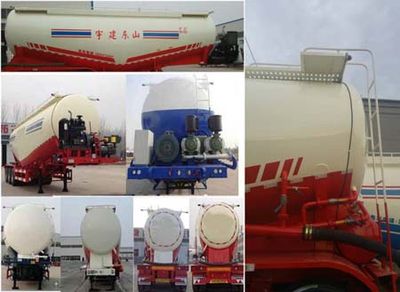 Zhongyun  YFZ9370GFLZY Medium density powder material transportation semi-trailer