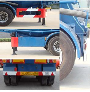 Zhongyun  YFZ9370GFLZY Medium density powder material transportation semi-trailer