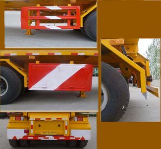 Shengde  ATQ9350ZZXP Flat dump semi-trailer