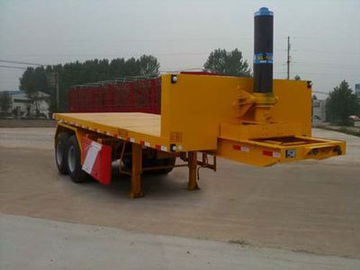 Shengde  ATQ9350ZZXP Flat dump semi-trailer