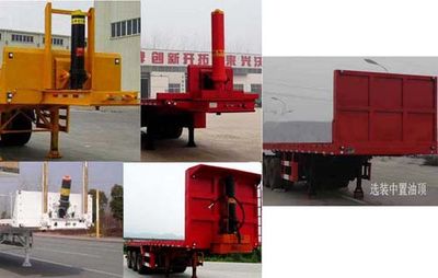 Shengde  ATQ9350ZZXP Flat dump semi-trailer