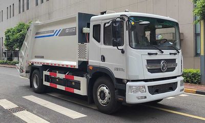 Zhongzhen Hanjiang brand automobiles HJZ5182ZYSEQBEV Pure electric compression garbage truck