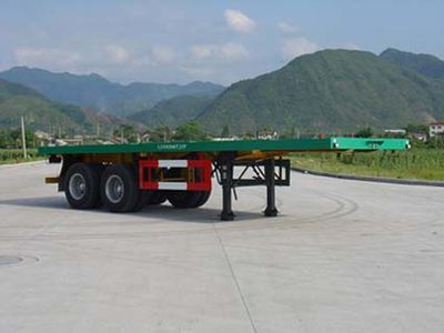 Nanming  LSY9206TJZP Flat container transport semi-trailer