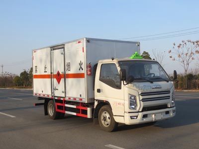 Jiangte brand automobiles JDF5041XRQJ6 Flammable gas box transport vehicle