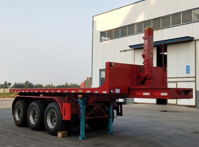 Huazheng brand automobiles LHZ9400ZZXP Flat dump semi-trailer