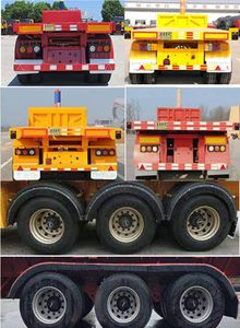 Huazheng brand automobiles LHZ9400ZZXP Flat dump semi-trailer