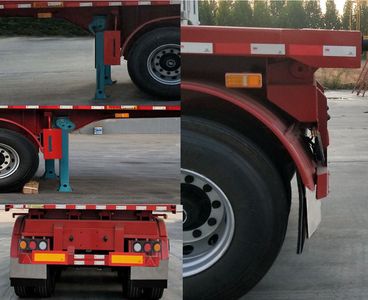 Huazheng brand automobiles LHZ9400ZZXP Flat dump semi-trailer