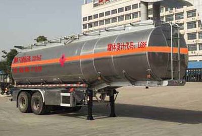 Chufei  CLQ9350GYYBA Aluminum alloy oil transport semi-trailer