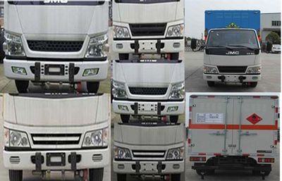 Jianglingjiang Special Brand Automobile JMT5040XRQXGA2 Flammable gas box transport vehicle