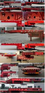 Sanwei  WQY9351TDP Low flatbed semi-trailer