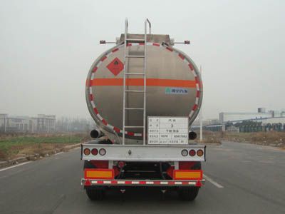 Lingyu  CLY9341GYYB Aluminum alloy oil transport semi-trailer