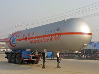 Cheng Liwei  CLW9408GYQ Semi trailer for liquefied gas transportation