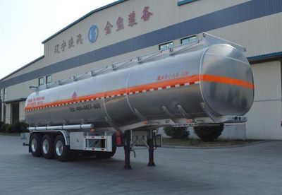 Jinxi WPH9401GYYLAluminum alloy oil transport semi-trailer