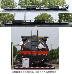 Zhongqi Liwei brand automobiles HLW5260GFWZ6 Tank transport vehicle for corrosive substances