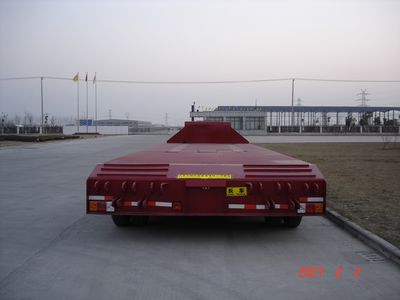 Tianming  TM9390TDP Low flatbed semi-trailer